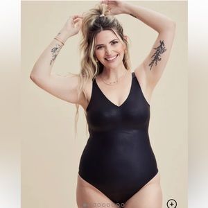 Birds Papaya x Knix Faux Leather Bodysuit